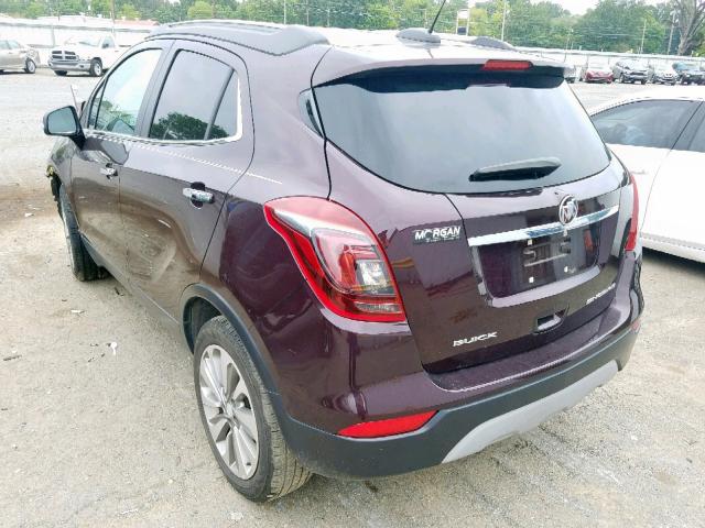 KL4CJASB5HB051017 - 2017 BUICK ENCORE PRE BURGUNDY photo 3