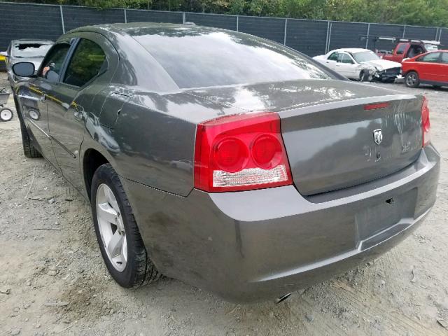 2B3CA3CV4AH185655 - 2010 DODGE CHARGER SX GRAY photo 3