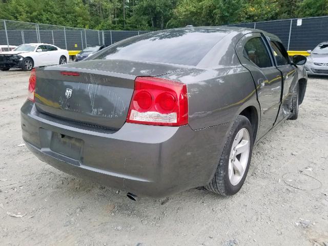 2B3CA3CV4AH185655 - 2010 DODGE CHARGER SX GRAY photo 4