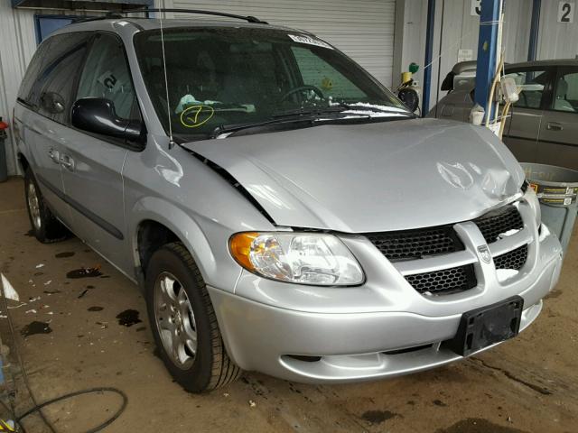 1D4GP45R54B512360 - 2004 DODGE CARAVAN SX SILVER photo 1