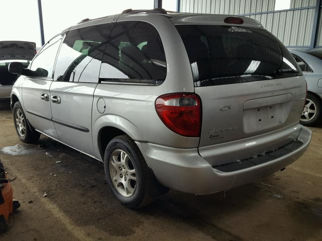 1D4GP45R54B512360 - 2004 DODGE CARAVAN SX SILVER photo 3