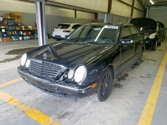 WDBJF65J41B280517 - 2001 MERCEDES-BENZ E 320 BLACK photo 2