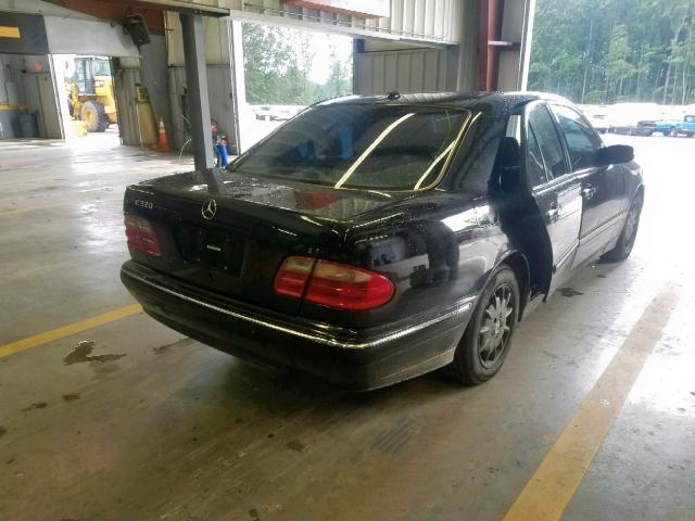 WDBJF65J41B280517 - 2001 MERCEDES-BENZ E 320 BLACK photo 4