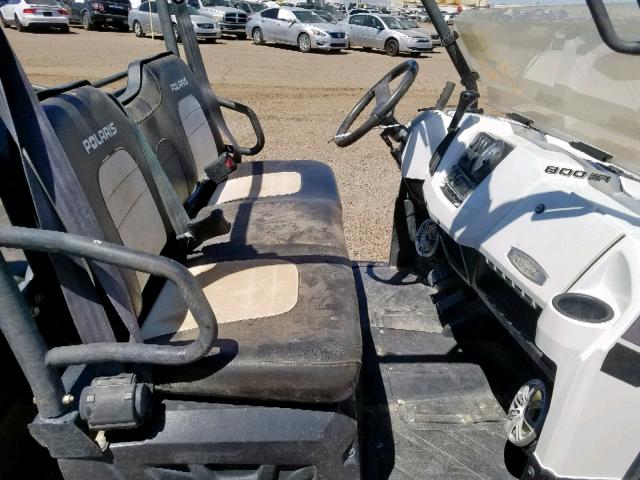 4XAWH7EA9CE632670 - 2012 POLARIS RANGER 800 WHITE photo 5