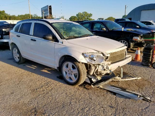 1B3HB48B28D674280 - 2008 DODGE CALIBER SX WHITE photo 1