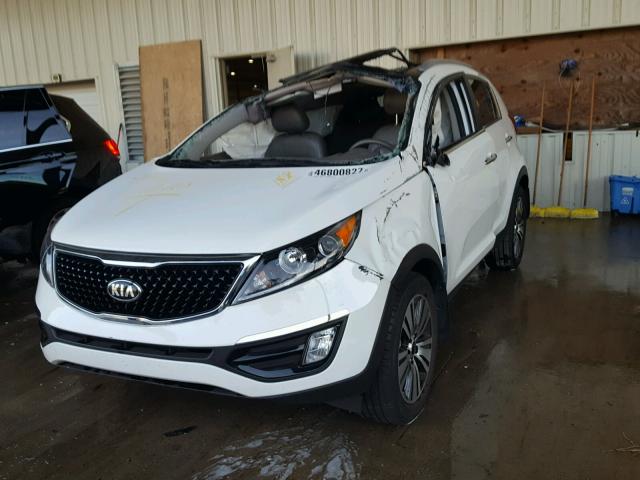 KNDPC3AC6E7587092 - 2014 KIA SPORTAGE E WHITE photo 2