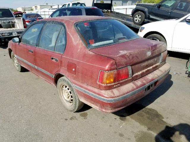 JT2EL43A8N0247856 - 1992 TOYOTA TERCEL DEL RED photo 3