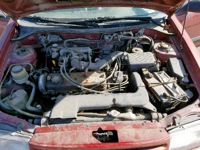 JT2EL43A8N0247856 - 1992 TOYOTA TERCEL DEL RED photo 7