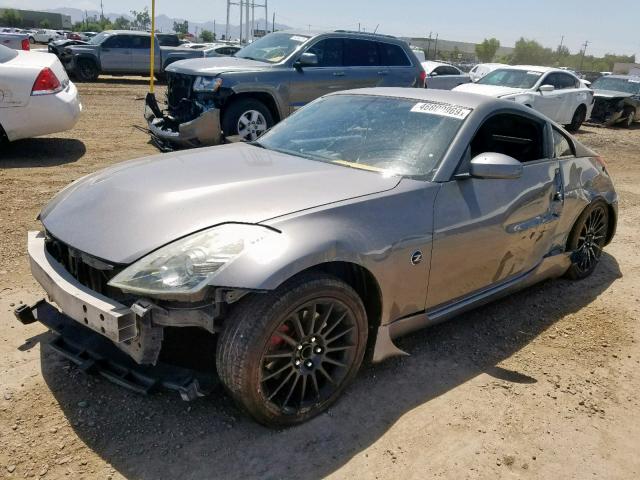 JN1BZ34D18M703000 - 2008 NISSAN 350Z COUPE GRAY photo 2