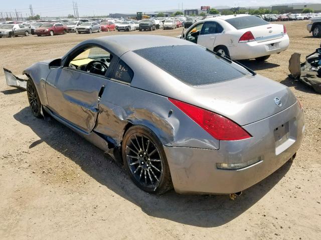 JN1BZ34D18M703000 - 2008 NISSAN 350Z COUPE GRAY photo 3