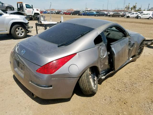 JN1BZ34D18M703000 - 2008 NISSAN 350Z COUPE GRAY photo 4