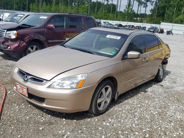 1HGCM568X5A161924 - 2005 HONDA ACCORD EX GOLD photo 2