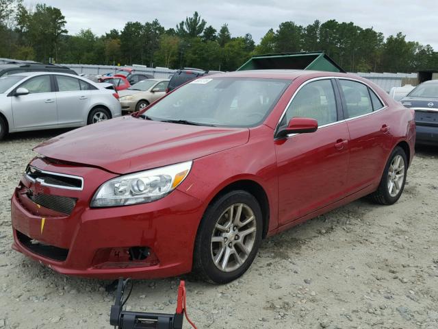 1G11F5RR1DF122959 - 2013 CHEVROLET MALIBU 2LT RED photo 2