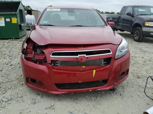 1G11F5RR1DF122959 - 2013 CHEVROLET MALIBU 2LT RED photo 9