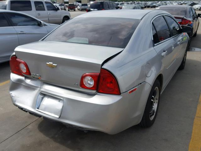 1G1ZG57B18F190142 - 2008 CHEVROLET MALIBU LS 灰色 照片 4