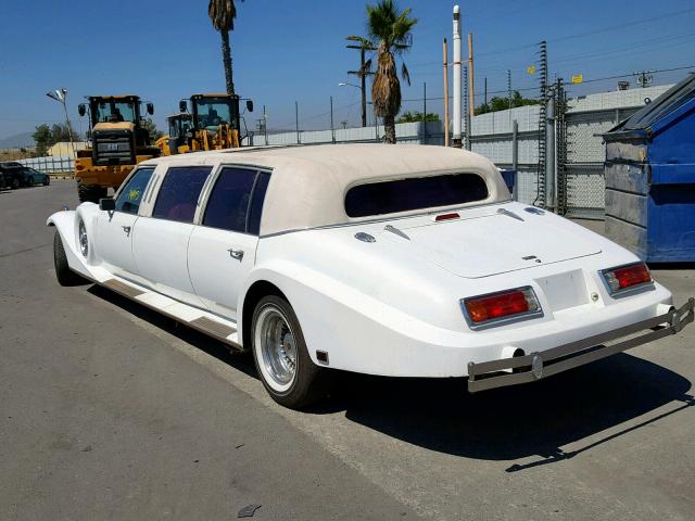 1G6DW69Y6G9726515 - 1986 CADILLAC FLEETWOOD WHITE photo 3