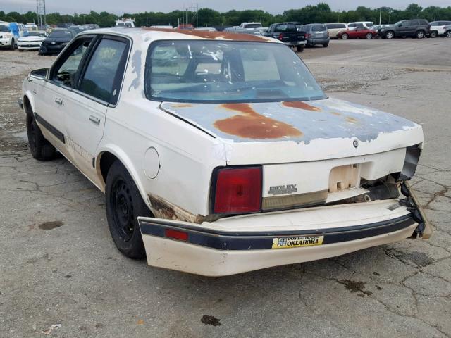 1G3AL54R3L6360916 - 1990 OLDSMOBILE CUTLASS CI თეთრი ფოტო 3