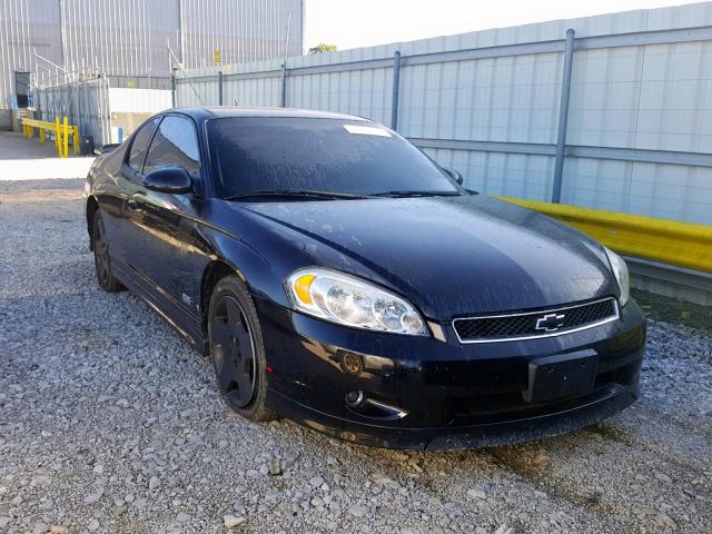 2G1WL15C869236428 - 2006 CHEVROLET MONTE CARL BLACK photo 1