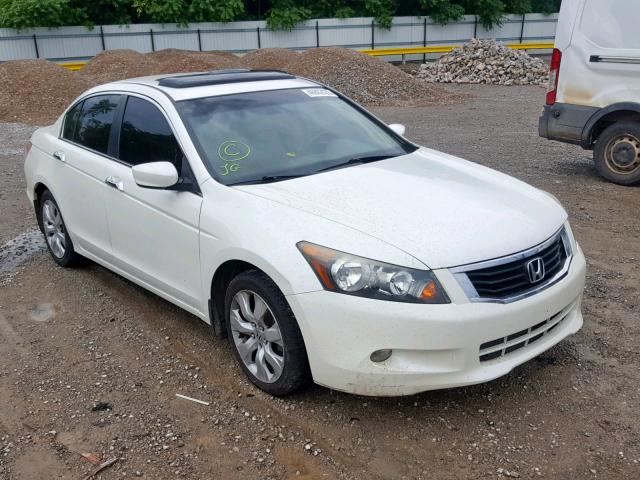 1HGCP36878A076524 - 2008 HONDA ACCORD EXL WHITE photo 1