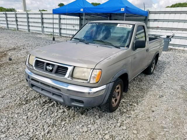 1N6DD21SXYC337705 - 2000 NISSAN FRONTIER X BEIGE photo 2