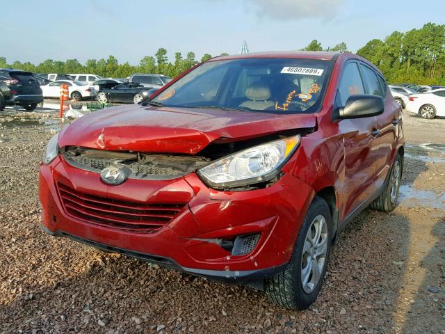 KM8JT3AB6DU744483 - 2013 HYUNDAI TUCSON GL RED photo 2