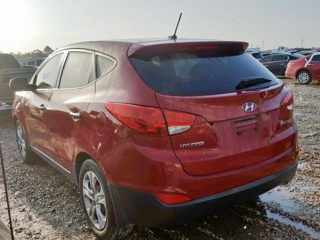 KM8JT3AB6DU744483 - 2013 HYUNDAI TUCSON GL RED photo 3