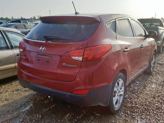 KM8JT3AB6DU744483 - 2013 HYUNDAI TUCSON GL RED photo 4