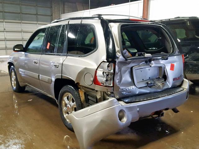 1GKDT13S622140156 - 2002 GMC ENVOY SILVER photo 3