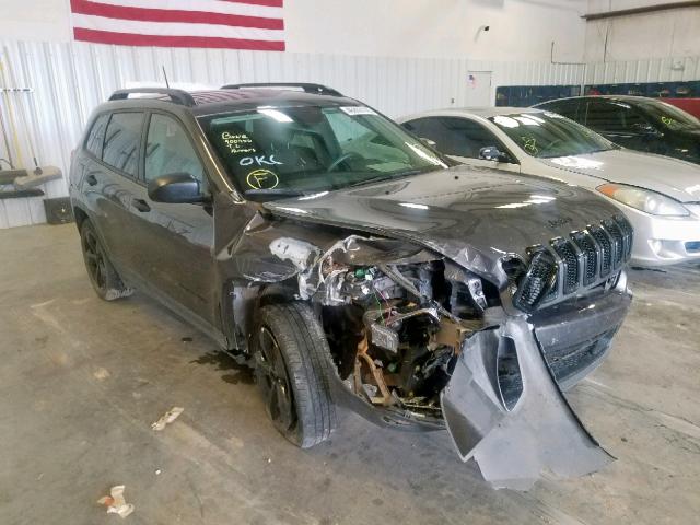 1C4PJLAB7HD237795 - 2017 JEEP CHEROKEE S GRAY photo 1