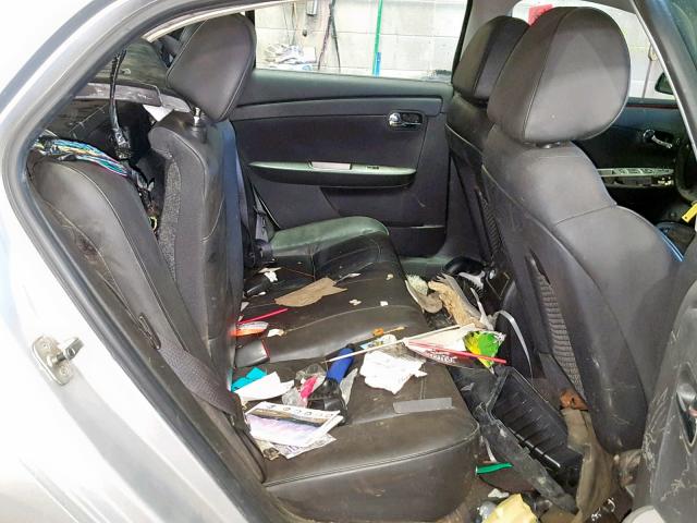 1G1ZE5E72AF185509 - 2010 CHEVROLET MALIBU LTZ ვერცხლისფერი ფოტო 6