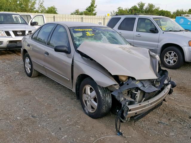 1G1JF52F337163750 - 2003 CHEVROLET CAVALIER L BEIGE photo 1