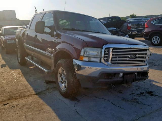 1FTNW21P94ED94764 - 2004 FORD F250 SUPER MAROON photo 1