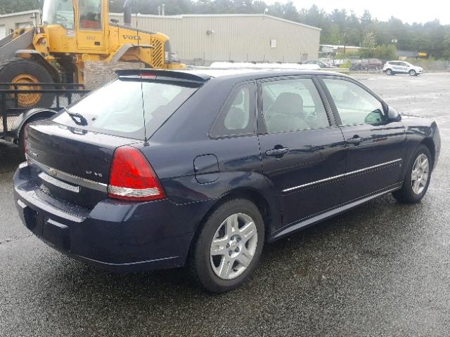 1G1ZT61866F248080 - 2006 CHEVROLET MALIBU MAX BLUE photo 4
