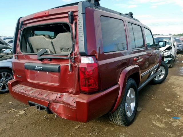 1J8HG48KX7C576823 - 2007 JEEP COMMANDER 栗色 照片 4