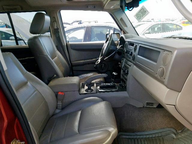1J8HG48KX7C576823 - 2007 JEEP COMMANDER 栗色 照片 5