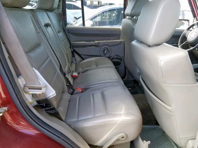 1J8HG48KX7C576823 - 2007 JEEP COMMANDER 栗色 照片 6