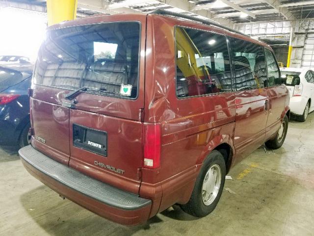 1GNDM19W2WB107543 - 1998 CHEVROLET ASTRO BEIGE photo 4