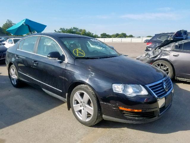 WVWAK73C98P053814 - 2008 VOLKSWAGEN PASSAT KOM BLACK photo 1