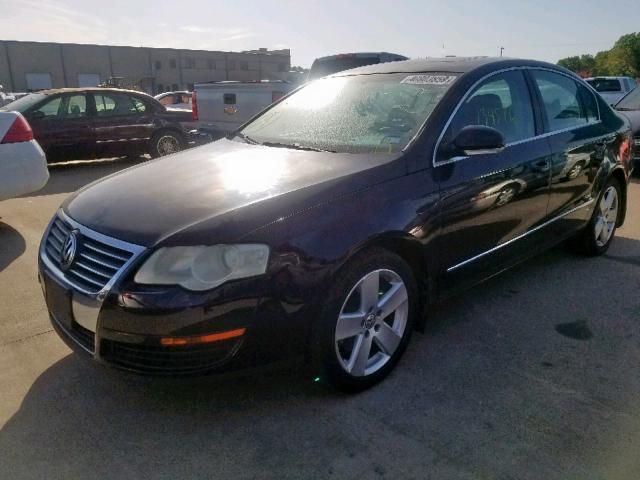 WVWAK73C98P053814 - 2008 VOLKSWAGEN PASSAT KOM BLACK photo 2