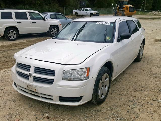 2D4FV47T58H112175 - 2008 DODGE MAGNUM WHITE photo 2