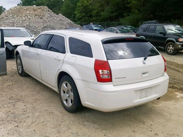 2D4FV47T58H112175 - 2008 DODGE MAGNUM WHITE photo 3