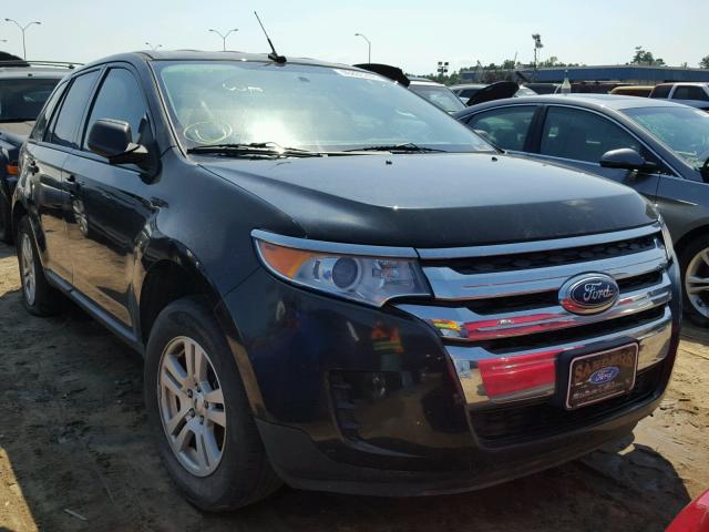 2FMDK3GC6DBA51306 - 2013 FORD EDGE SE BLACK photo 1