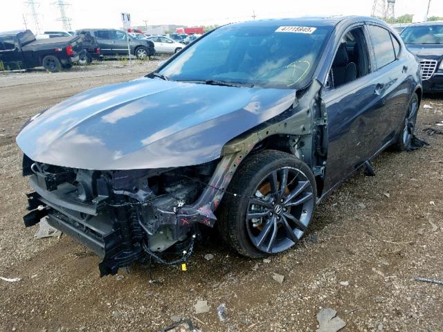 19UUB2F67JA013019 - 2018 ACURA TLX TECH+A GRAY photo 2