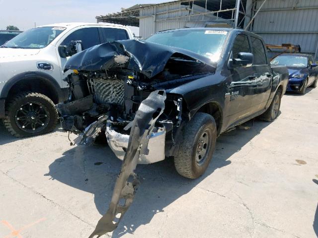 1C6RR6LT7KS539428 - 2019 RAM 1500 CLASS BLACK photo 2