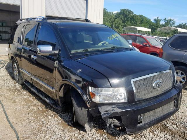 5N3AA08A54N808130 - 2004 INFINITI QX56 BLACK photo 1