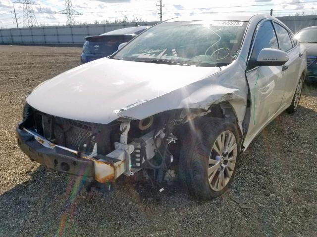 1YVHZ8CHXA5M26463 - 2010 MAZDA 6 I WHITE photo 2