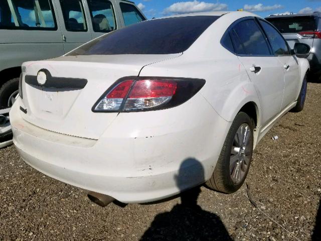 1YVHZ8CHXA5M26463 - 2010 MAZDA 6 I WHITE photo 4