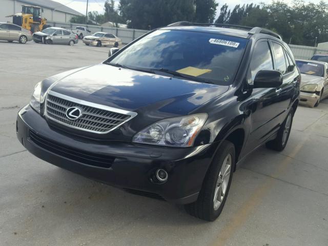 JTJGW31U882851234 - 2008 LEXUS RX 400H BLACK photo 2