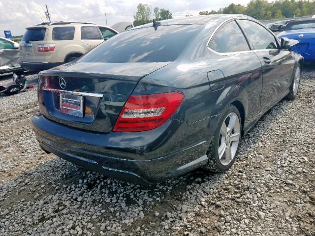 WDDGJ4HB9CF822490 - 2012 MERCEDES-BENZ C 250 CHARCOAL photo 4