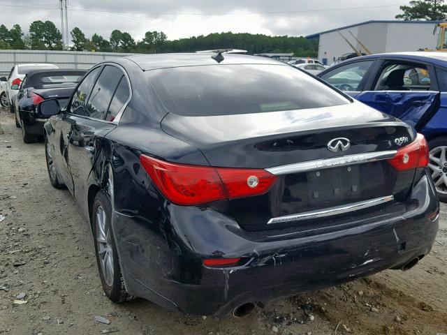 JN1BV7AP2FM332394 - 2015 INFINITI Q50 BASE BLACK photo 3